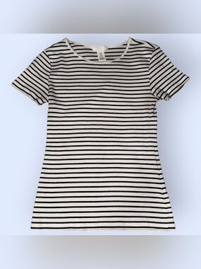 H&M Striped Short-Sleeve Tee